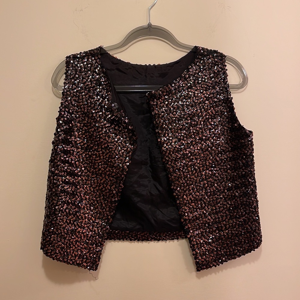 Vintage Sequined Vest S - Picture 4 of 5